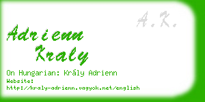 adrienn kraly business card