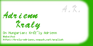 adrienn kraly business card